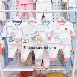 Bộ sơ sinh nỉ nhung Moon cho bé