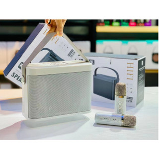 Loa Karaoke YS 219 Phiên Bản Mới Nhất Tặng Kèm 2 Micro Âm Thanh Sống Động, Hát Nhẹ, Thiết Kế Cực Đẹp, Bass Cực Căng
