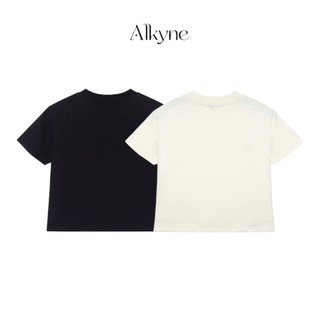 Áo thun gân basic Alkyne Croptop