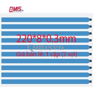 [220*8*0.3mm] Keo rút cao su non 2 mặt dùng lắp đặt, dán màn hình laptop full viền - Lắp màn full viền 14 15 16 17 inch
