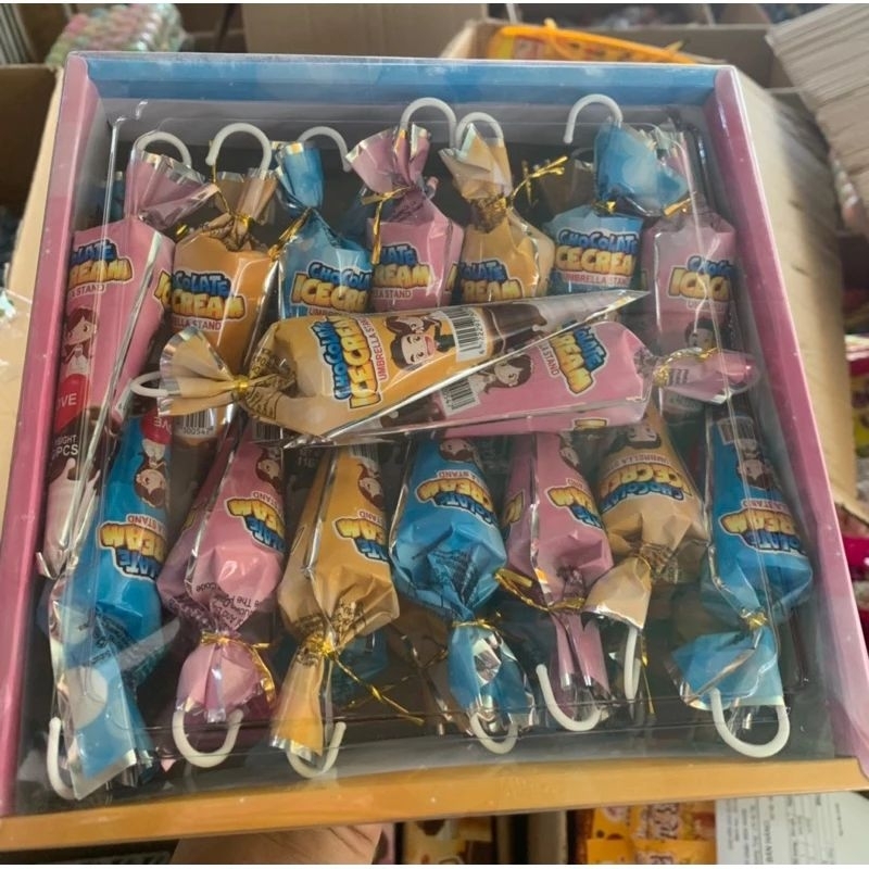 Hộp 30 kẹo sô cô la hình cái ô