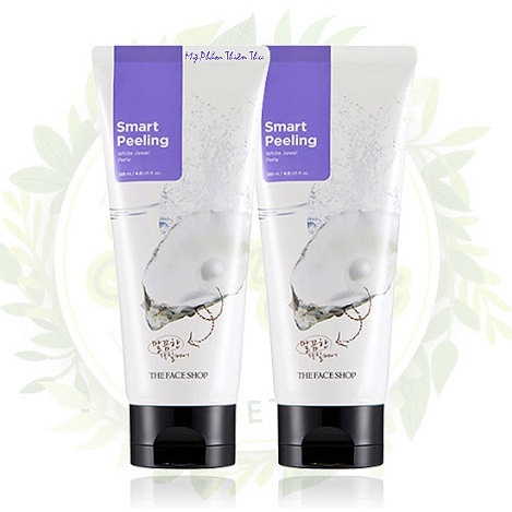 Tẩy Tế Bào Chết, Dưỡng Da Tươi Sáng Với Chiết Xuất Từ Ngọc Trai The Face Shop Smart Peeling White Jewel 120ml