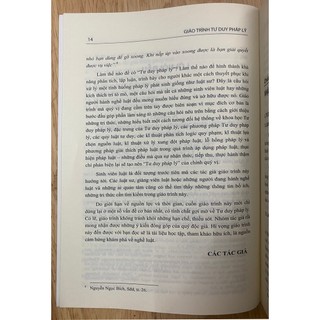 Sách - Giáo trình tư duy pháp lý