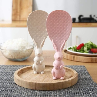 Vá múc cơm chống dính hình thỏ hoạt hình dễ thương -tkvt2