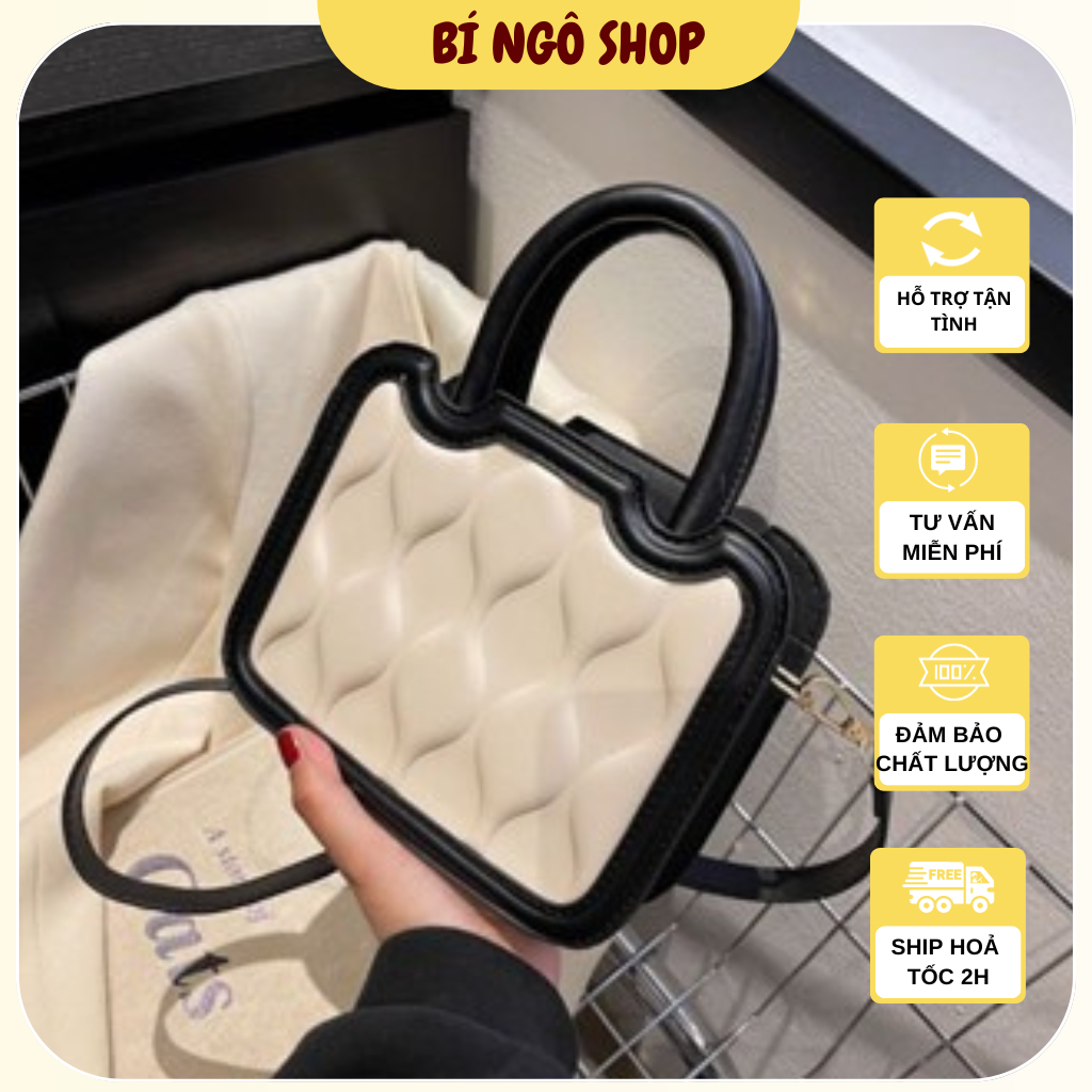 Túi xách hộp vuông cầm tay và đeo chéo đẹp