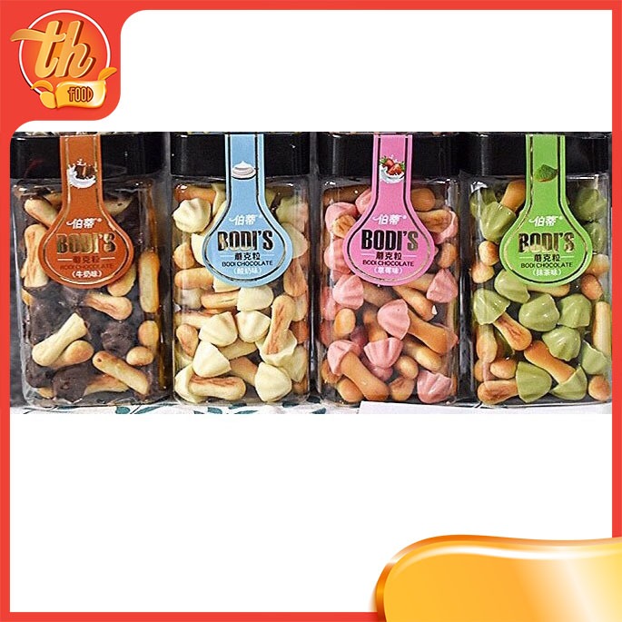 Bánh Que Phủ Socola, Bánh Que Pocky, Bánh Que Chấm Bodi's, Bánh Que Phủ Nhiều Vị, Nấm Phủ Kem Socola