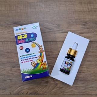 Vitamin D3 100.000 iu hàm lượng cao Vitamin D3 K2 MK7 nhỏ giọt DK Gold D3 Aquatrim D3 Baby Ddrops cho trẻ từ 0 tháng