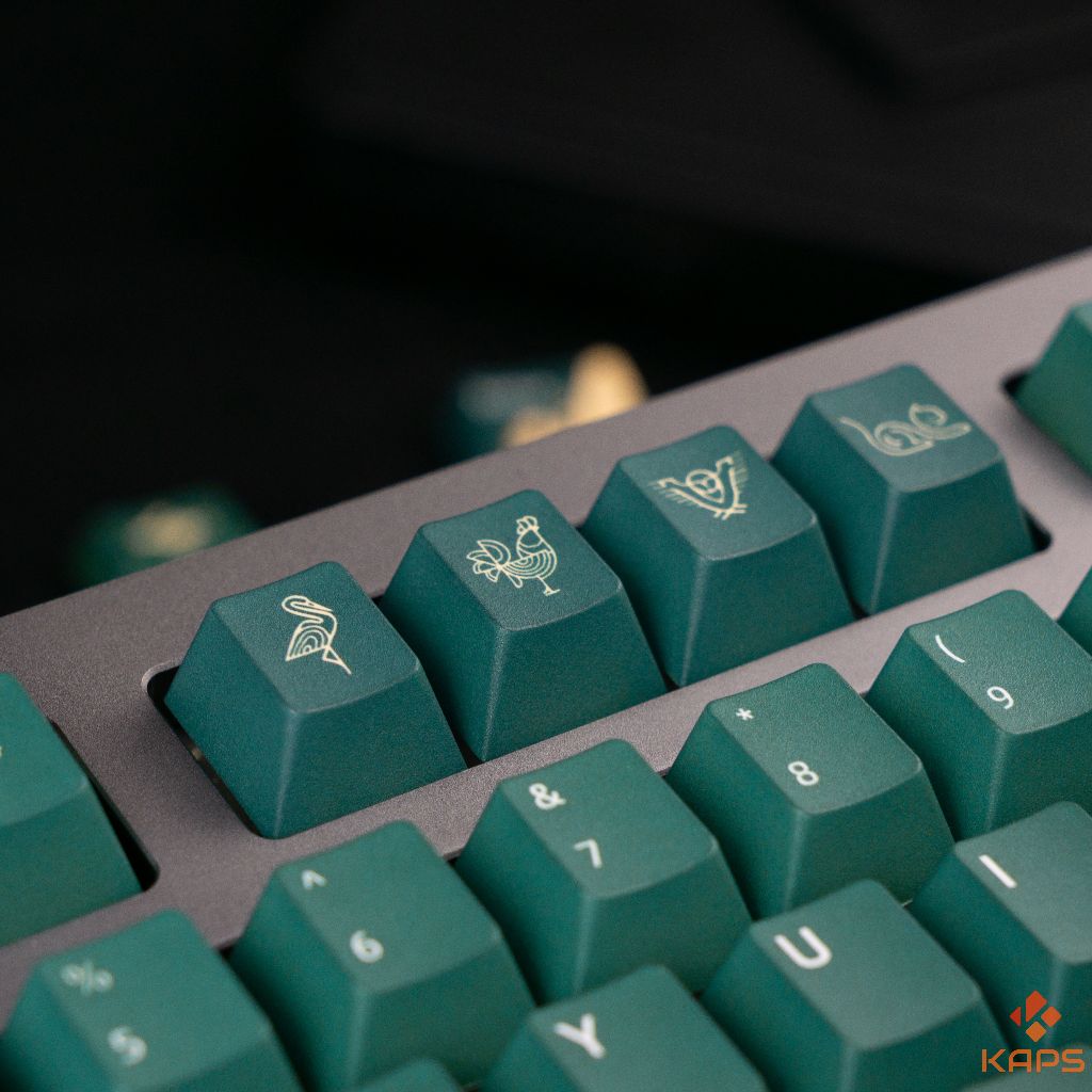 Keycap Animal Forest - PBT profile Cherry in dyesub 158 nút cho bàn phím cơ layout 108/104/98/87/84/75/68/64/61