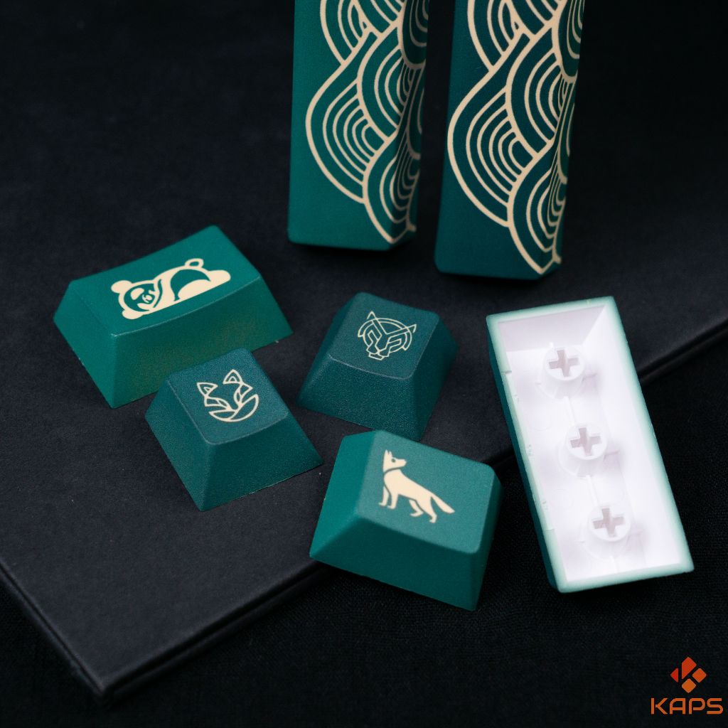 Keycap Animal Forest - PBT profile Cherry in dyesub 158 nút cho bàn phím cơ layout 108/104/98/87/84/75/68/64/61
