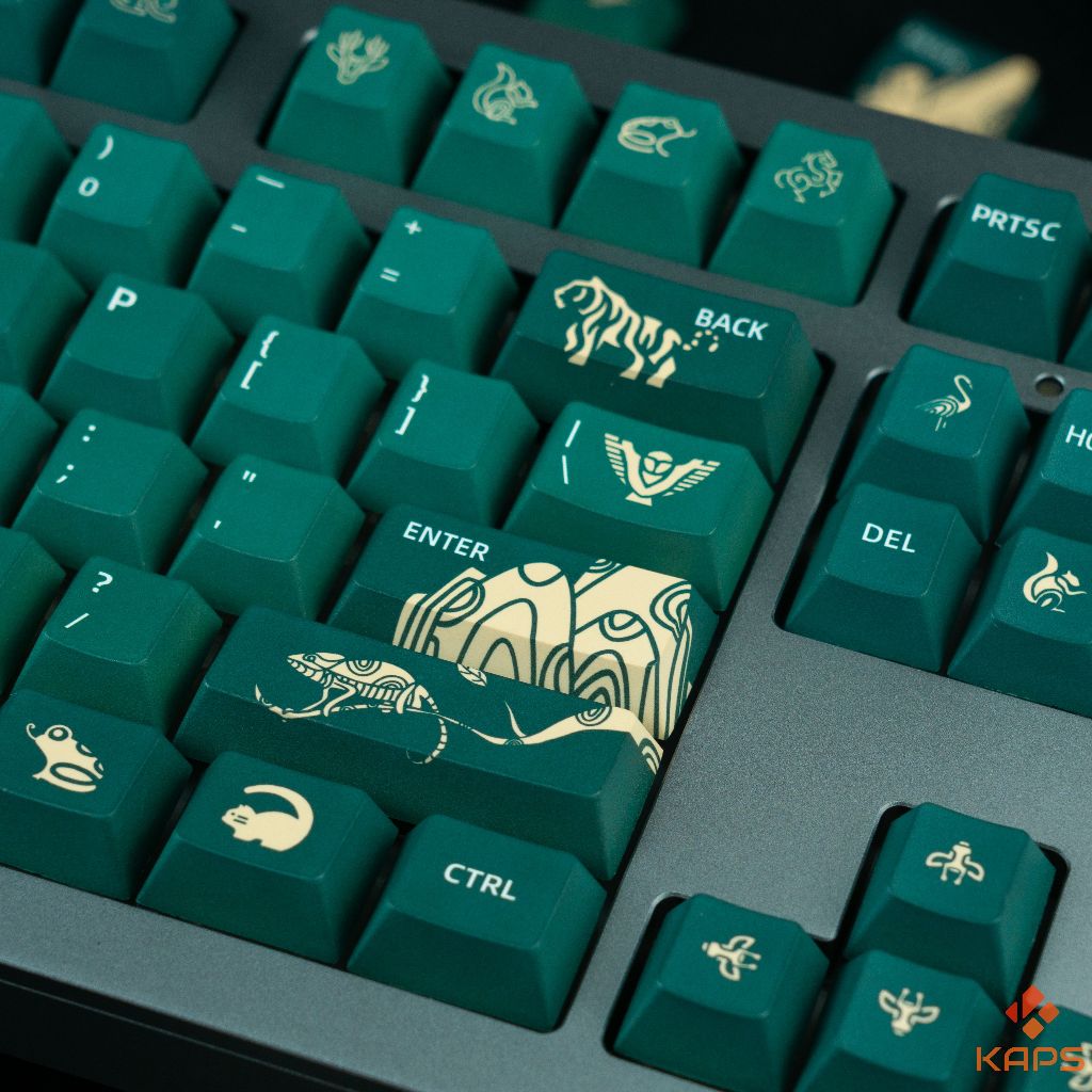 Keycap Animal Forest - PBT profile Cherry in dyesub 158 nút cho bàn phím cơ layout 108/104/98/87/84/75/68/64/61