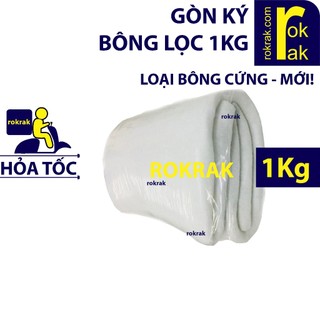 Bông lọc 1KG Gòn ký loại tốt nước hồ cá bông lọc Ký tấm lớn