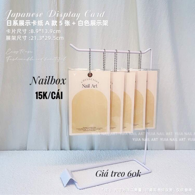 Bìa nailbox-hộp đựng nailbox -đồ nails nhật quyên