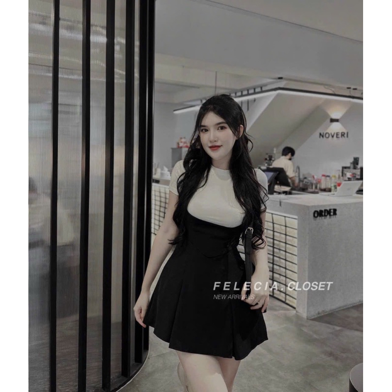 🌺 Set Áo Thun Kèm Yếm 60-90kg ❤️ Bigsize Rin Heo