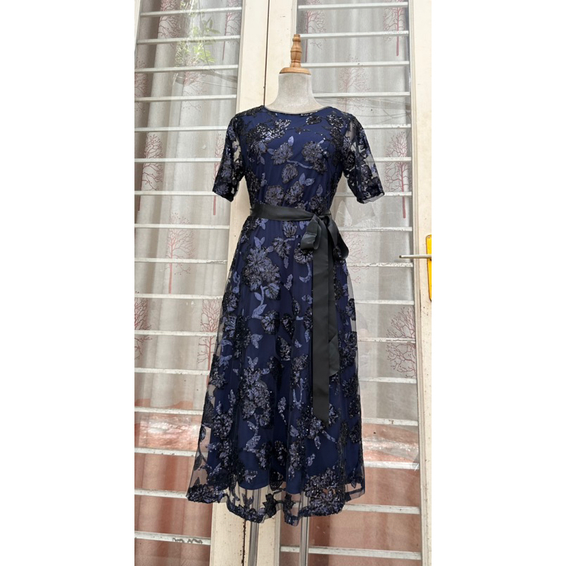 Đầm kim sa Jessica H dáng midi