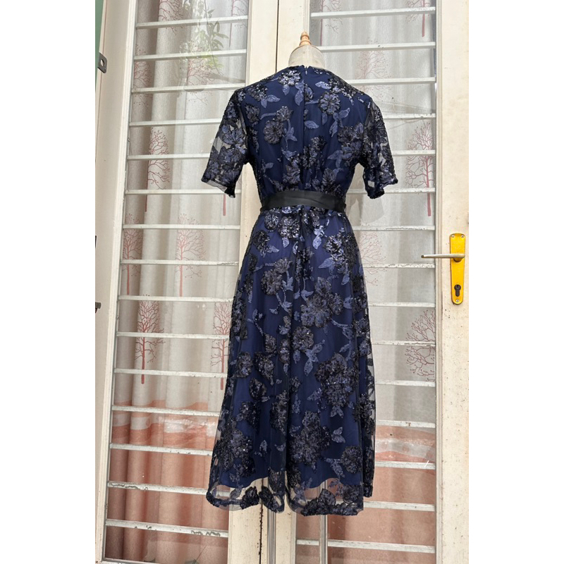 Đầm kim sa Jessica H dáng midi