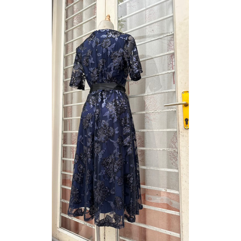 Đầm kim sa Jessica H dáng midi