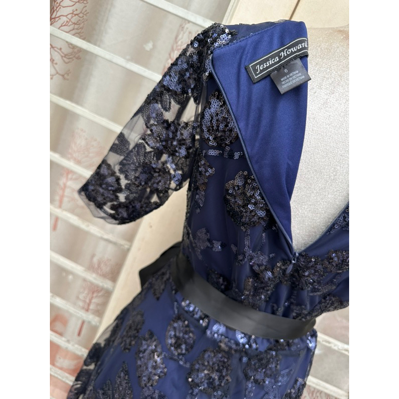 Đầm kim sa Jessica H dáng midi