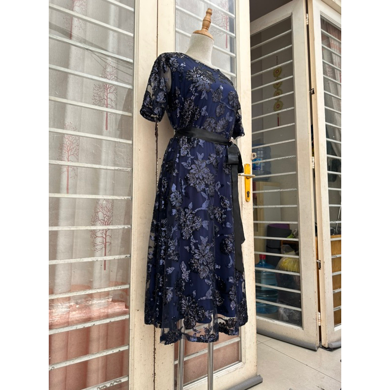 Đầm kim sa Jessica H dáng midi