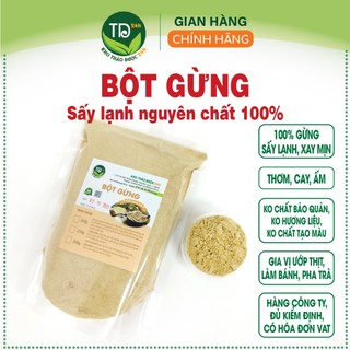 Bột gừng sẻ sấy lạnh nguyên chất 100%, gia vị cho nhiều món ăn ngon, pha trà, làm đẹp da, hàng công ty, đủ kiểm định