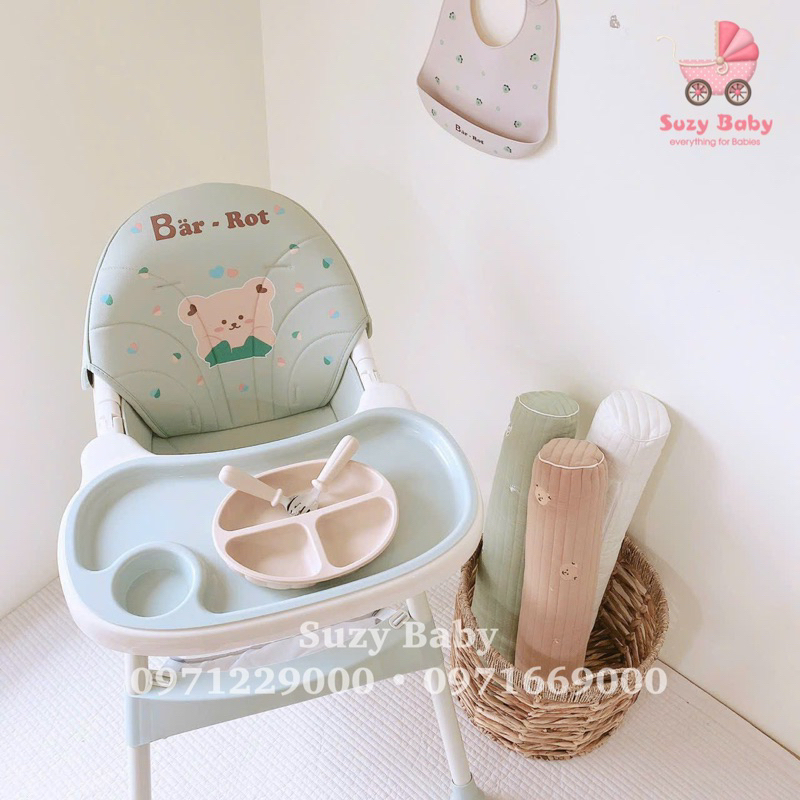 GHẾ ĂN DẶM ĐA NĂNG BARROT - MẪU MỚI 2023 NÂNG HẠ ĐỘ CAO, NGẢ LƯNG, CÓ BÁNH XE DI CHUYỂN