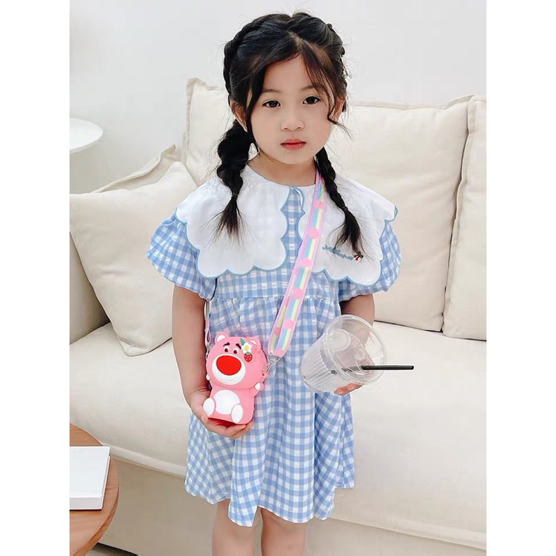 TÚI ĐEO CHÉO CHO BÉ GÁI HÌNH THỎ,HÌNH GẤU CUTE, TÚI DA SILICON ĐỰNG LIXI CHƠI TẾT CHO CÁC BÉ