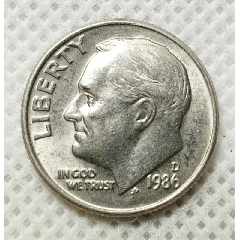 Đồng xu 1 DIME  (10 CENT) US, Thật 100% Sưu Tầm