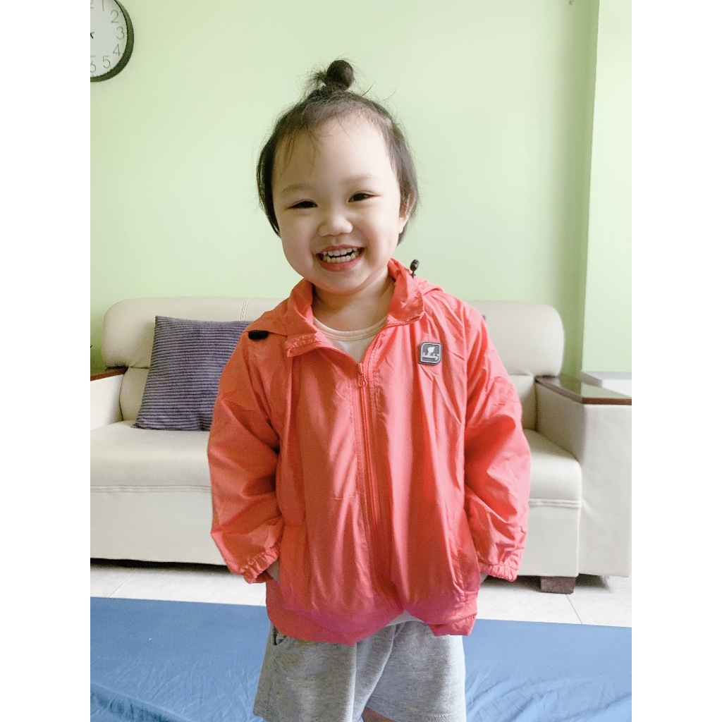 Áo khoác gió 💥 HÀNG LOẠI 1 💥 Áo khoác Lullaby 2 lớp kéo khoá có mũ, chất liệu vải Polyester siêu nhẹ