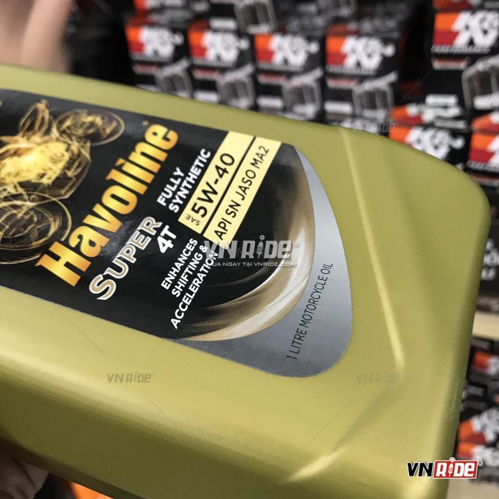 Dầu nhớt xe số HAVOLINE SUPER SEMI - SYNTHETIC SAE 4T 10W40