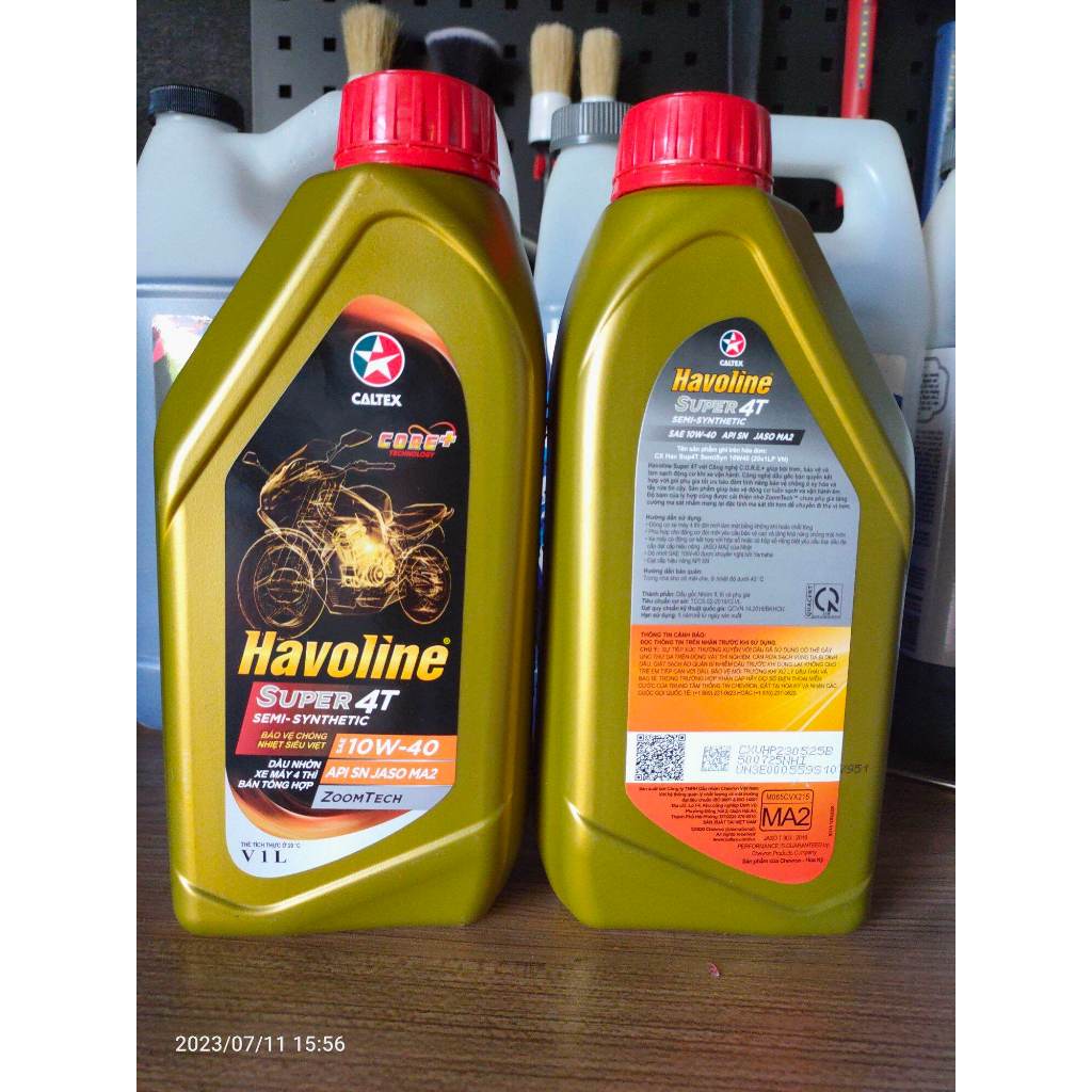 Dầu nhớt xe số HAVOLINE SUPER SEMI - SYNTHETIC SAE 4T 10W40