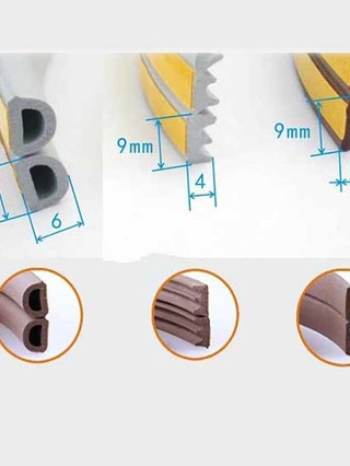 gioăng D, gioăng dán cửa gỗ, gioăng giảm trấn, gioăng chống ồn cánh cửa nhà, gioăng chống bụi, ron D, ron cao su cửa gỗ