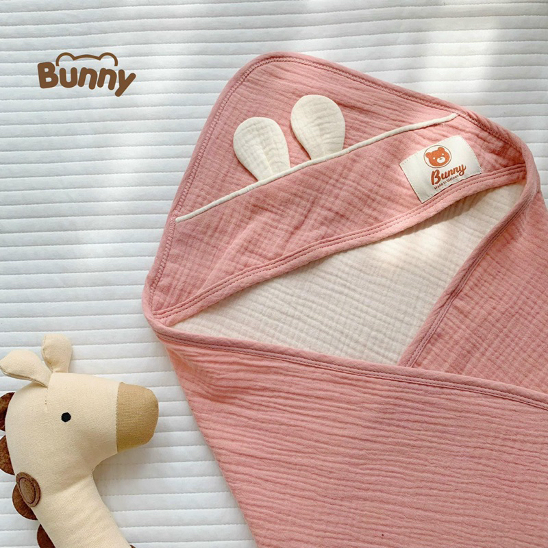 Chăn Ủ Cao Cấp Bunny Cho Bé Sơ Sinh
