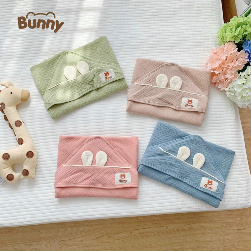 Chăn Ủ Cao Cấp Bunny Cho Bé Sơ Sinh