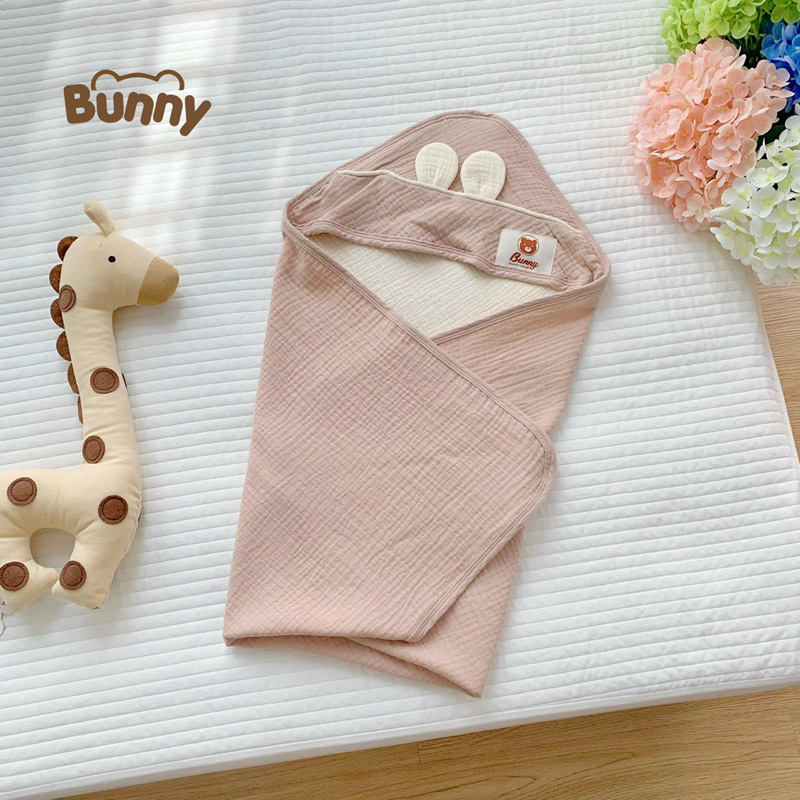 Chăn Ủ Cao Cấp Bunny Cho Bé Sơ Sinh
