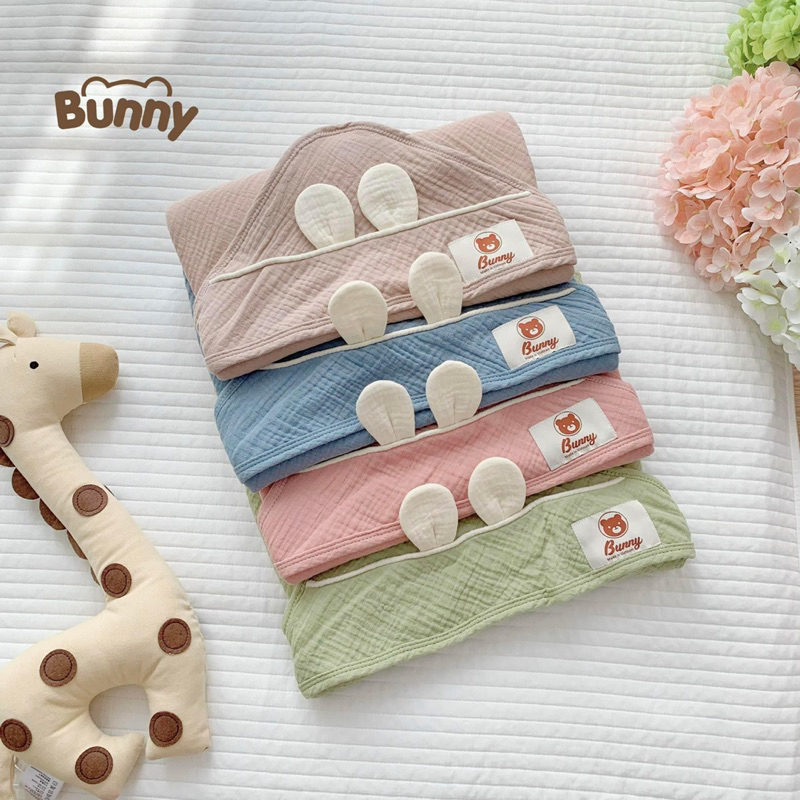 Chăn Ủ Cao Cấp Bunny Cho Bé Sơ Sinh