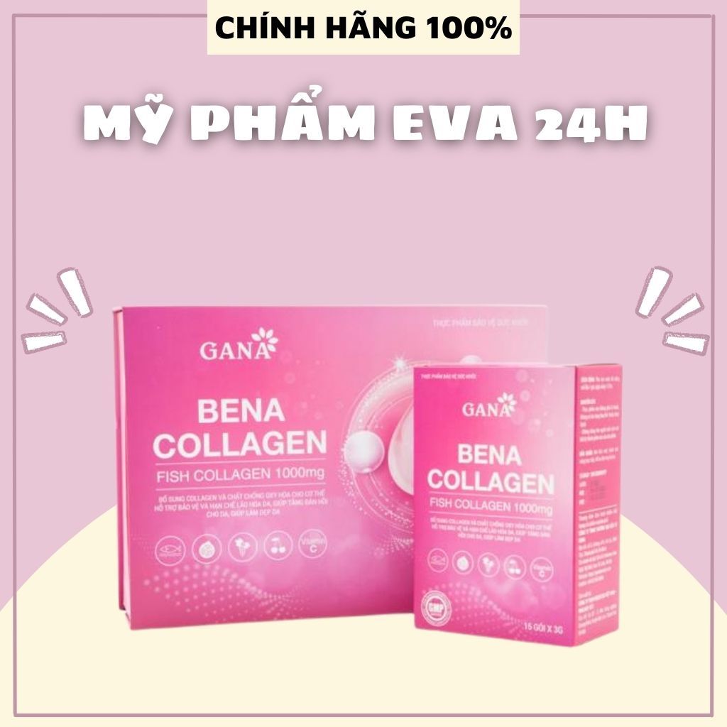 Bena collagen chính hãng - Giúp da trắng sáng căng bóng mịn màng