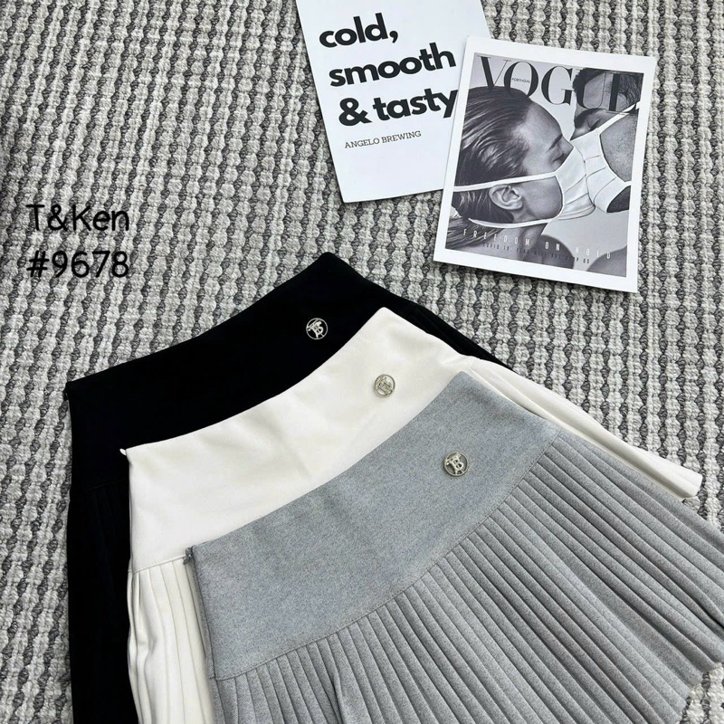 Chân váy xếp ly nhỏ dáng A QCL1