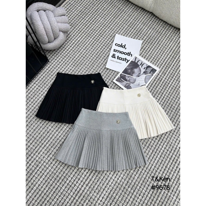Chân váy xếp ly nhỏ dáng A QCL1