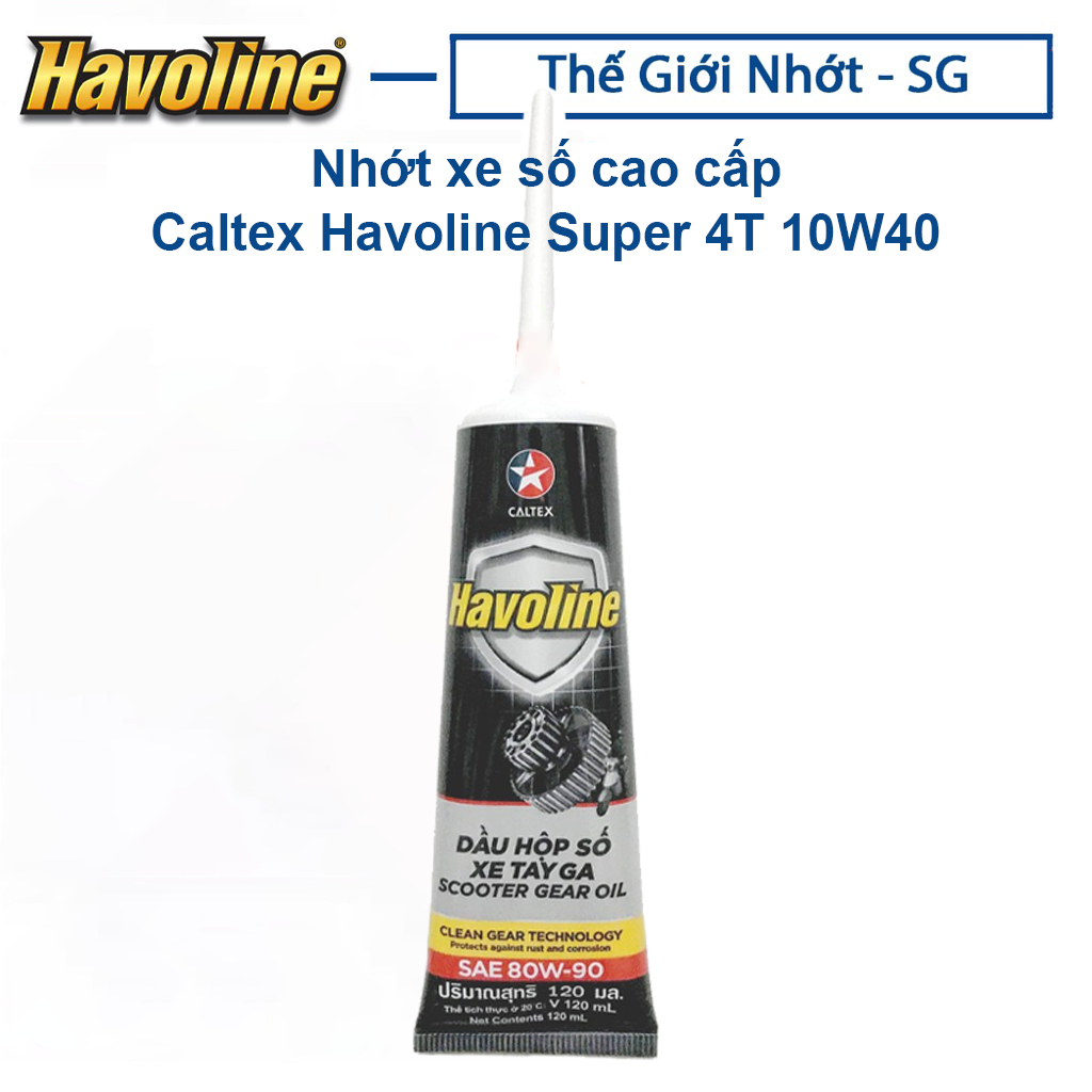 Nhớt hộp số  xe tay ga Caltex Scooter Gear Oil 120ml