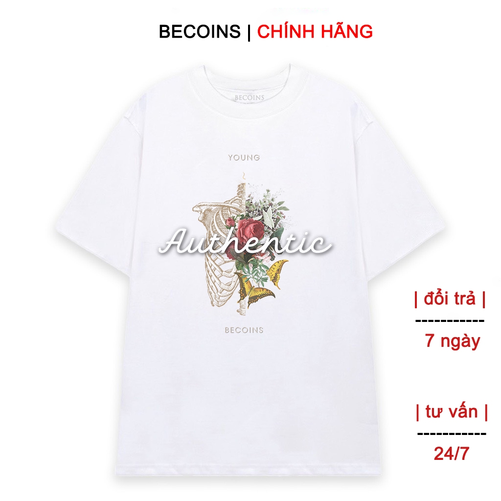 Áo thun trơn Becoins Authentic