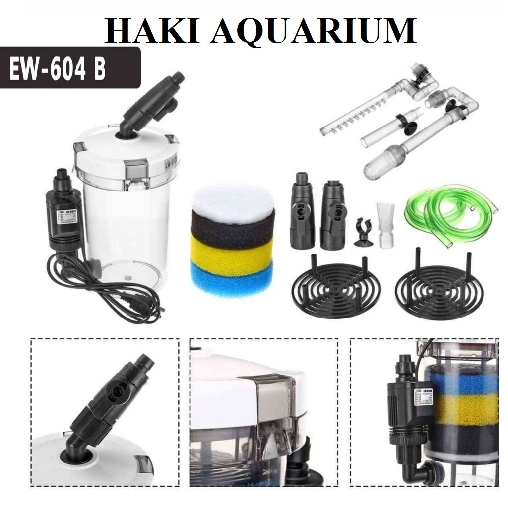 Lọc Phụ Sunsun EW-604,  EW-604B ( Vỏ Trong Suốt)