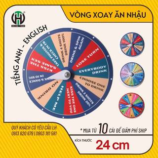 Vòng quay ăn nhậu bằng tiếng anh