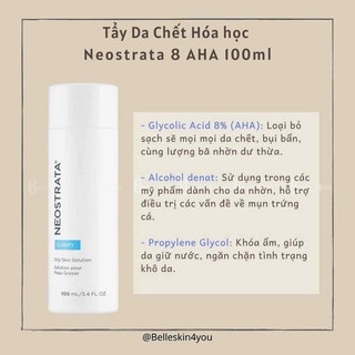 Tẩy da chết hoá học Neostrata Oily Skin Solution 8% AHA 100ml