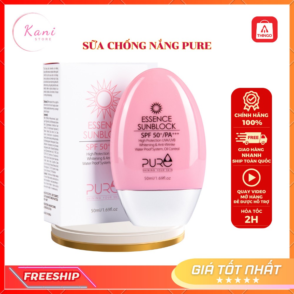 {GIÁ SỈ} Sữa Chống Nắng Pure Essence Sunblock Hàn Quốc [100% Chính Hãng]