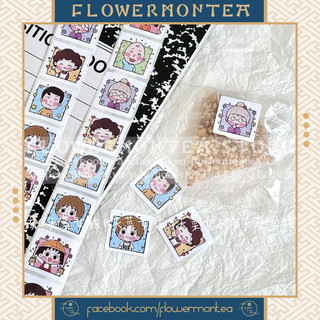 (01) Set 90 Sticker Vuông - Chibi Maruko-Chan | Nhóc Maruko