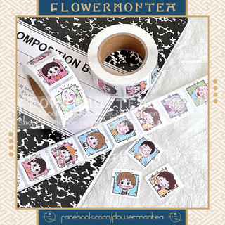 (01) Set 90 Sticker Vuông - Chibi Maruko-Chan | Nhóc Maruko