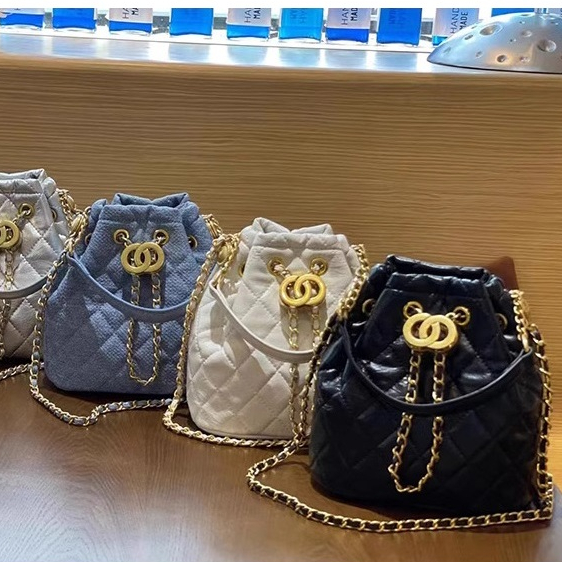 Túi rút xách tay da pu vân denim LOSEA DARLA