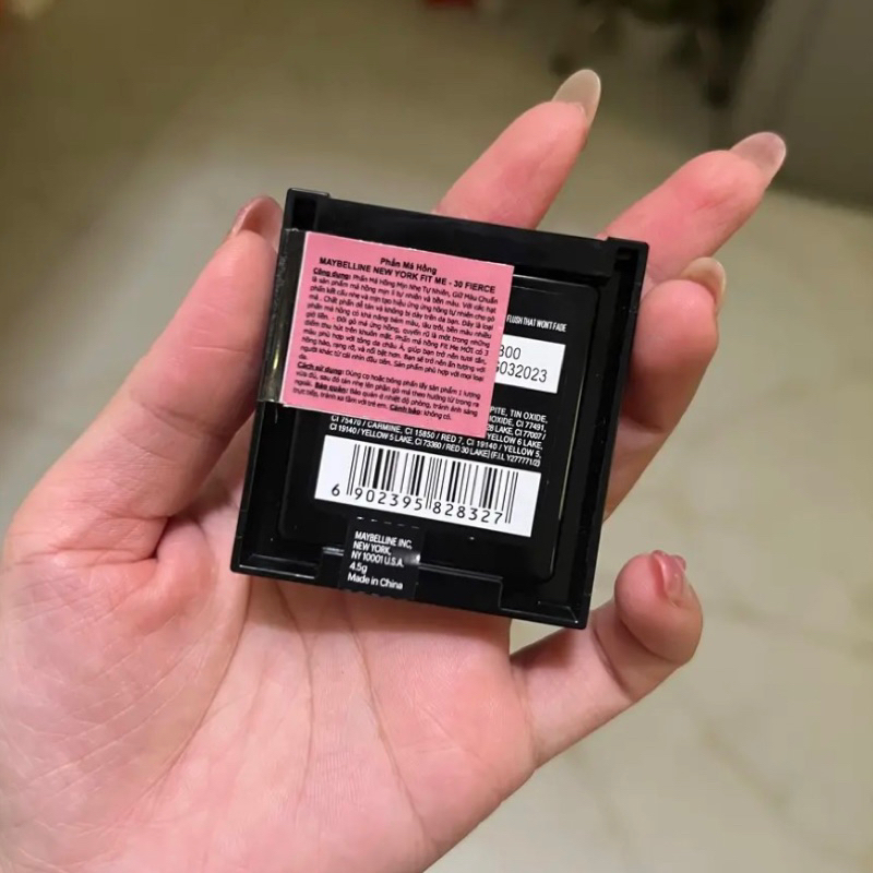 Phấn má hồng mịn lì chuẩn màu Fit Me Blush Maybelline 4.5g