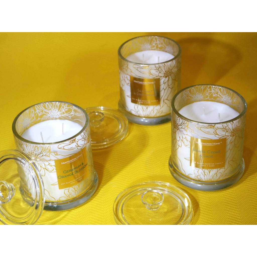 Nến thơm VNXK Huntington Home xuất xịn, 2 bấc