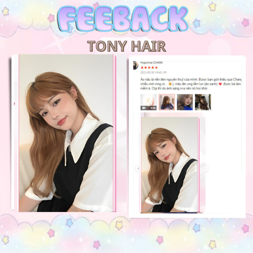 Thuốc Nhuộm Tóc Màu Nâu Tây Không Tẩy | Thuốc Nhuộm Tóc Tony HAIR
