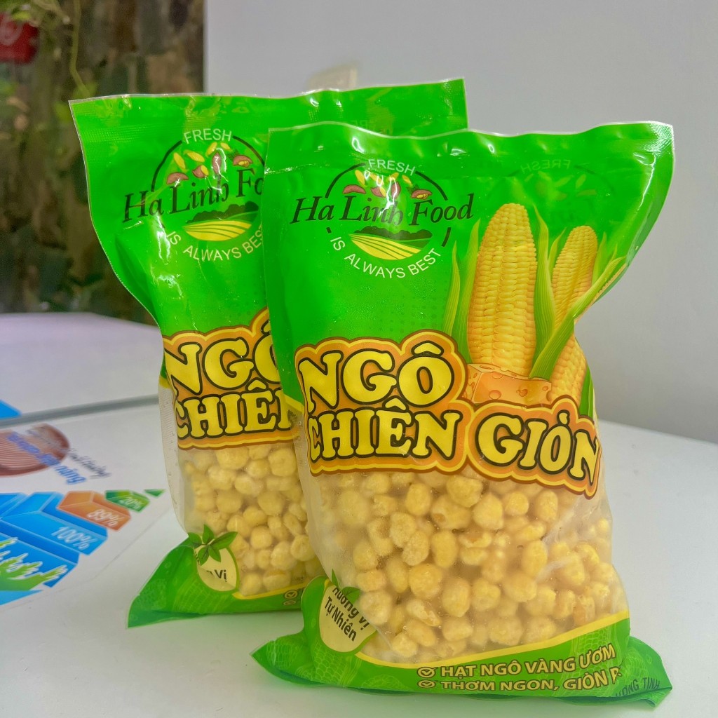 Ngô chiên tẩm bột sẵn vàng giòn thơm ngon không ngấm dầu